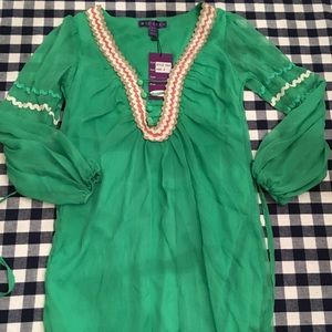Boutique NWT Kelly Green Tunic